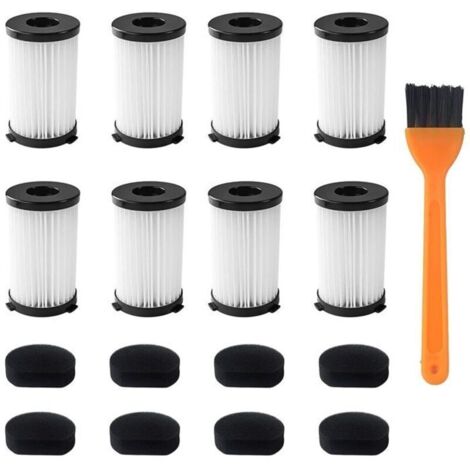 Filtres de Remplacement pour MOOSOO D600 et Ariete Handyforce Aspirateurs RBT 2761 RBT 2759 Comprend 8 Filtres + 8 Filtres en