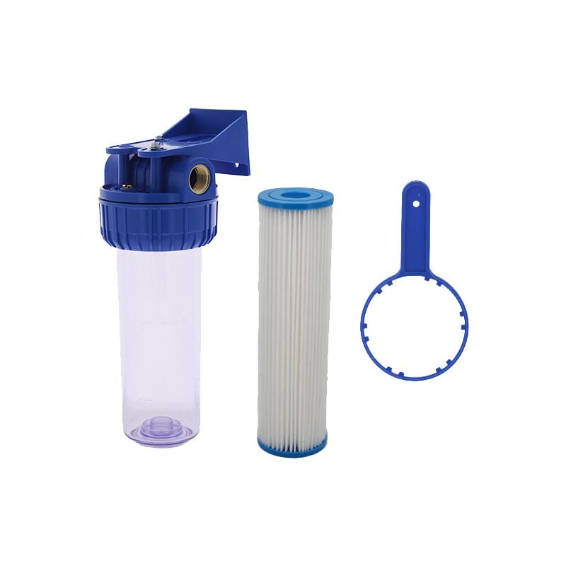 Filtres eau domestique - Filtre anti-impuretés 9''3/4 avec cartouche lavable polyester 20µ de Centrocom