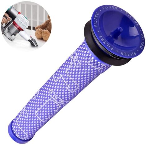 Filtres en bâton lavable compatible pour aspirateur Dyson DC58 DC59 DC61 DC62 DC74 V6 V7 V8