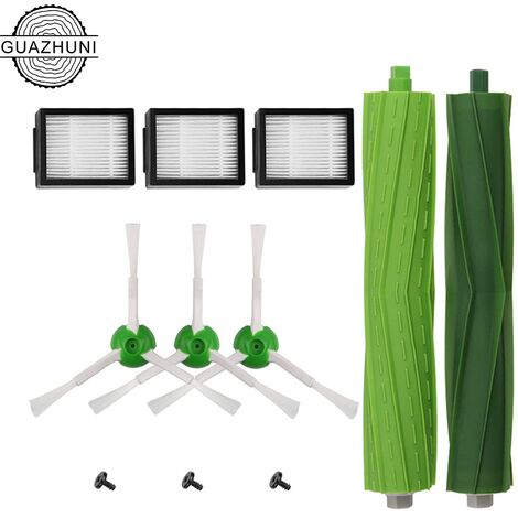 Filtres et Brosses Aspirateur Kit Pièces accessoires compatible serie i3/i3+/i4/i7/i7+/E5/E6/E7 Guazhuni