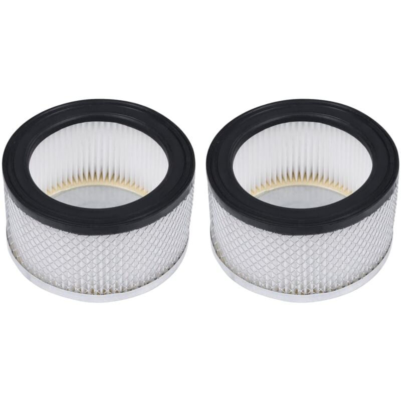 Filtres HEPA 2 pcs pour aspirateur à cendres lavables vidaXL