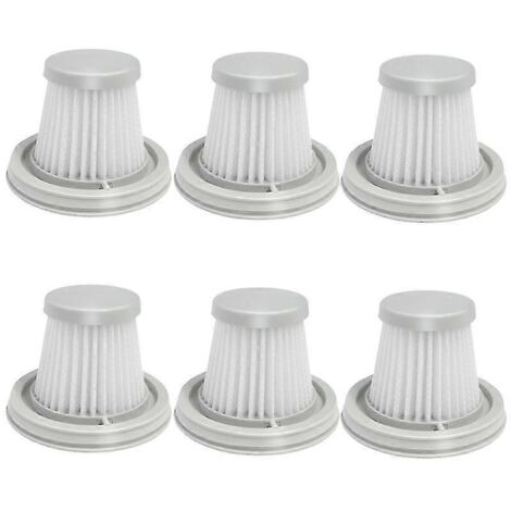Filtres HEPA 6 pièces pour aspirateur MIJIA Handy Vacuum Cleaner Mini sans fil lavable - Pièces de rechange