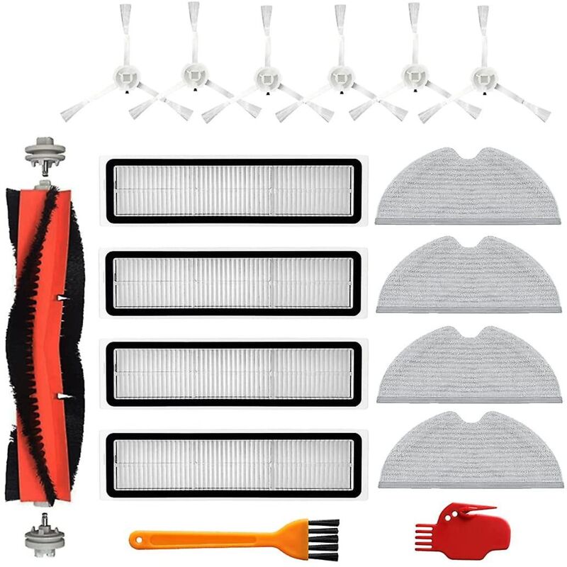 Filtres Hepa de brosse à rouleau détachable pour le nettoyeur Xiaomi Dreame D9