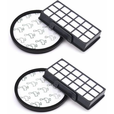 Filtres HEPA pour aspirateurs Rowenta X-Trem Power Cyclonic RO6984EA RO6941EA RO6963EA RO6921EA RO6971EA RO6993EA (modèle RO69XX), accessoires pour filtres de rechange ZR006001 (paquet de 2)