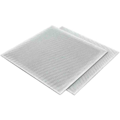 FILTRES MÉTALLIQUES À GRAISSE (x2) 28,4 x 28,3 x 0,6 CM POUR HOTTE BOSCH