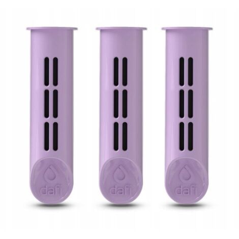 Filtres pour bouteille Dafi violets (lot de 3)