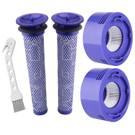 Filtres pour Dyson V7 et V8, filtres de rechange pour aspirateurs des séries Dyson, Absolute et Animal, comprenant 3 post-filtres HEPA et 3 pré-filtres pour Dyson V7 et V8.