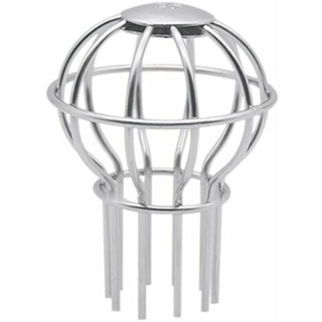 Filtres pour gouttière,1 Pcs（75mm）, Fuite GouttièRe Garde Filtre, La protection des ballons en fil de fer pour tuyau de gouttière arrête le blocage des feuilles de boue de mousse