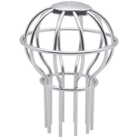 Filtres pour gouttière,1 Pcs（75mm）, Fuite GouttièRe Garde Filtre, La protection des ballons en fil de fer pour tuyau de gouttière arrête le blocage des feuilles de boue de mousse