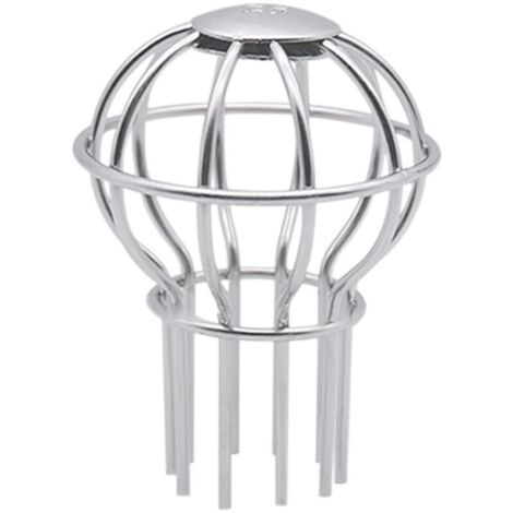 Filtres pour gouttière.1 Pcs（75mm）. Fuite GouttièRe Garde Filtre. La protection des ballons en fil de fer pour tuyau de gouttière arrête le blocage des feuilles de boue de mousse