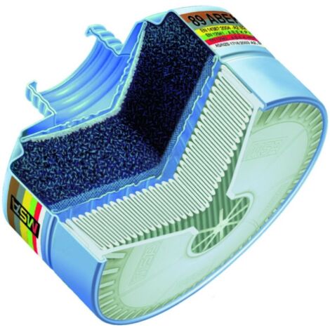 Filtres respiratoires combinés 92/93 P3 R - MSA