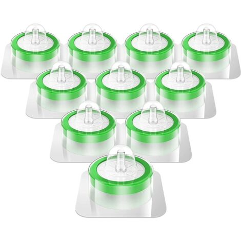Filtres stériles pour seringues PES, lot de 10, ouverture de 0,22 µm, diamètre de la membrane : 33 mm