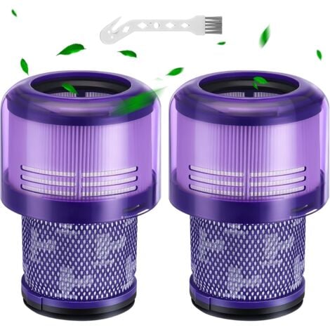 UGREAT Filtres V11 pour Dyson - Filtre de rechange JORAIR pour Dyson V11 Animal/Absolute/Torque Drive/Fluffy/Complete Pro V15 Detect SV14 Aspirateur sans fil.2pcs