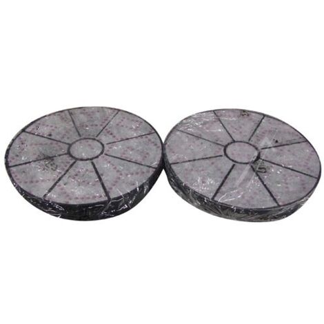 FILTRES x2 CHARBON D145 POUR GROUPE ASPIRANT ARISTON - INDESIT