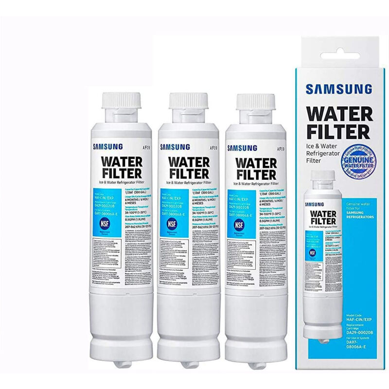 Compatible with Samsung water filter DA29-00020B / haf-cin/exp 3 pieces