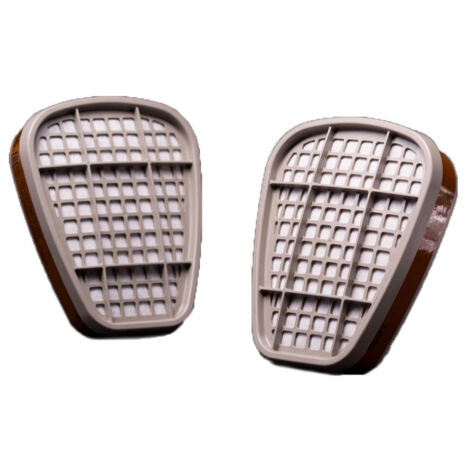 Filtri al carbone 3M 6051 per semimaschere serie 6000 7500, 2 pezzi.