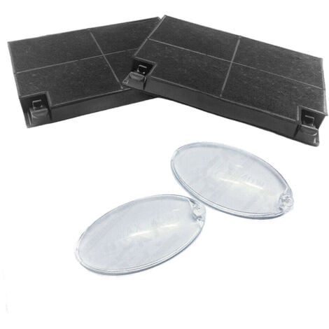 EUROSTORE07 FILTRI CAPPA FABER INCA SMART CARBONE ATTIVO FILTRO RETTANGOLARE + PLAFONIERE