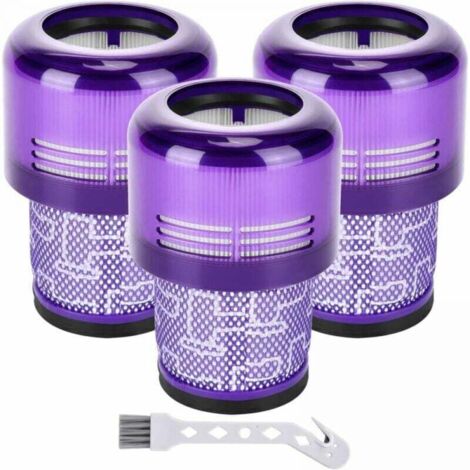 Filtri di ricambio - Confezione da 3 per aspirapolvere Dyson V11 Absolute Extra Pro Animal Torque Drive V15 Detect - aspirapolvere Dyson