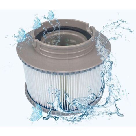 Filtri di ricambio KZQ per piscine, vasche idromassaggio e spa. Cartucce filtranti per piscine, filtri per spa, pompa a cartuccia filtrante per MSPA FD2089 (confezione da 4)