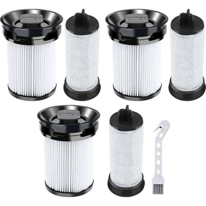 Filtri di ricambio per aspirapolvere senza fili Miele Triflex HX1, confezione da 3