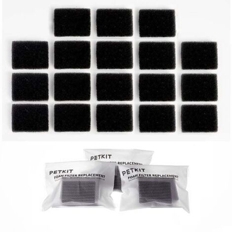 Filtri in schiuma di ricambio da 18 pezzi compatibili con PETKITEversweet 3 Pro/Solo 2/Solo SE per pompe senza fili, fontanelle per animali domestici