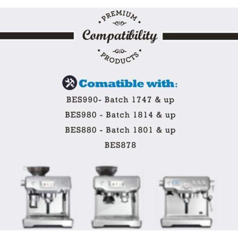Filtri per l'acqua per macchine da caffè Sage, filtri Sage Barista Express compatibili con BES008/BES810/SES875/SES880/SES9890/SES990, confezione da 4