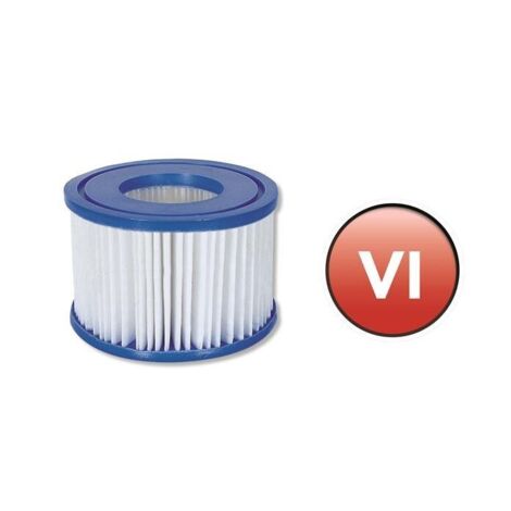 Filtri Ricambio 2 Pezzi N° 6 VI Per Spa Bestway Piscina Idromassaggio Pompa FIlt