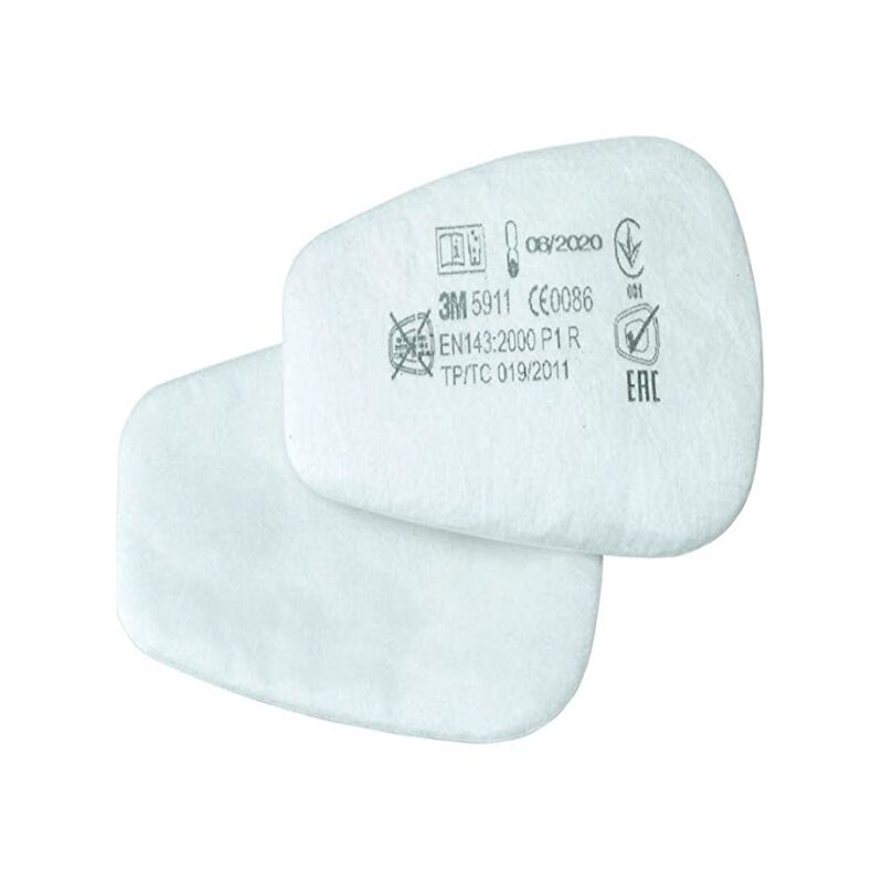 

Par Filtros Particulas Mascarilla Bayoneta P1R 5911 Ref,7000037673 - 3M