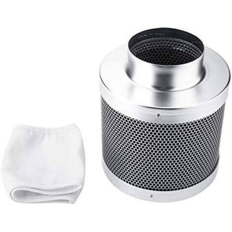 Filtro a carboni attivi, eliminatore di odori, filtro per l'aria di scarico, estrattore con filtro a carboni attivi leggero e resistente per piante in serra e coltivazione idroponica