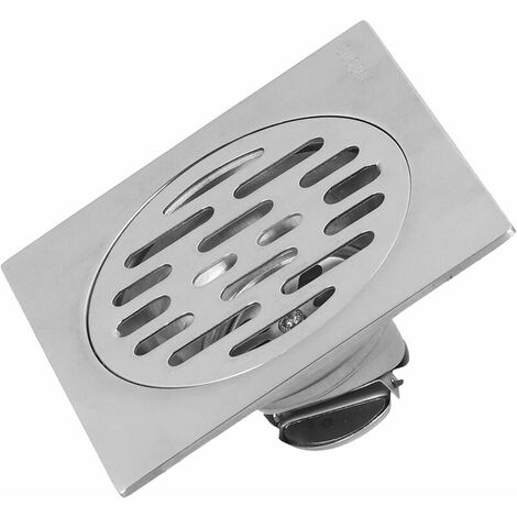 Filtro a pavimento in acciaio inox, resistente all'usura, autosigillante, scarico a pavimento per lavatrice, doccia, garage (304 vuoti, 3 percento usa e getta)