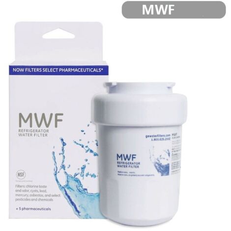 Filtro acqua MWF per frigorifero, filtro interno per frigoriferi General Electric