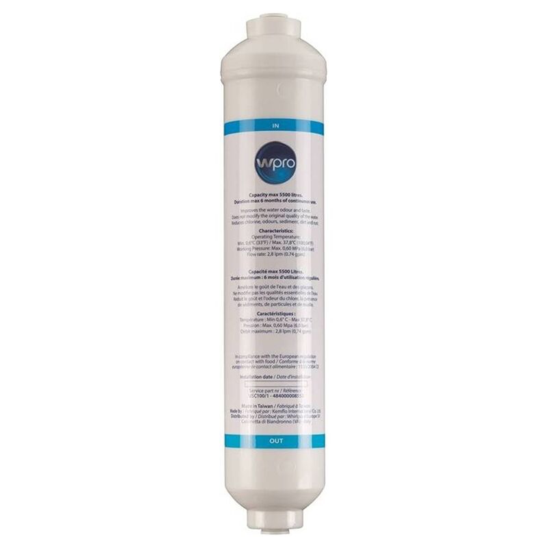 

Reporshop - Filtro Agua Frigo Americano Indesit,Hotpoint,Ariston C000114417