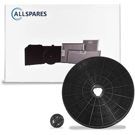 Filtro al carbone AllSpares per cappe aspiranti adatto per AEG-Electrolux Zanussi e Faber EFF54 / MCFE42 (Ø232mm)