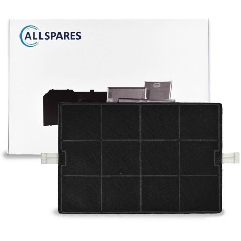 Filtro al carbone AllSpares per cappe aspiranti adatto per Bosch 00351210/351210 / DHZ5160 / Siemens LZ51600 e Neff Z5114X0 (293x200x23mm)