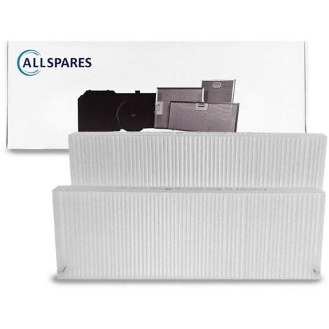 Filtro AllSpares WTW (set da 2) Classe di filtro G4 adatto per Orcon HRC300/400 / EcoMax/ EcoMax Comfort (560x185x23mm)