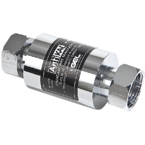 FILTRO ANTICALCARE MAGNETICO MODELLO ANTIKAL MEDIUM - ATT.FEMMINA 3/4- PORTATA PICCO 2500 LT/H. - 1950 GAUSS  - GEL