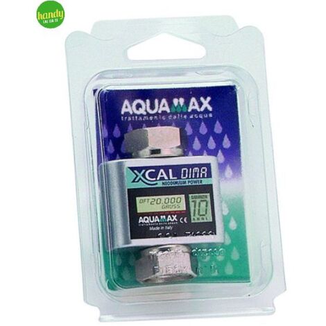 Filtro anticalcare magnetico modello xcal dima attcco 1/2"- portata 800 lt/h - 20000 gauss AQUAMAX