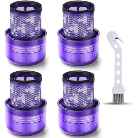 Filtro applicabile per Dyson V11, 4 confezioni di filtri di ricambio lavabili per aspirapolvere Dyson V11 V15 SV14 SV22 Absolute Animal Extra Pro Detect Torque Drive, pezzi di ricambio