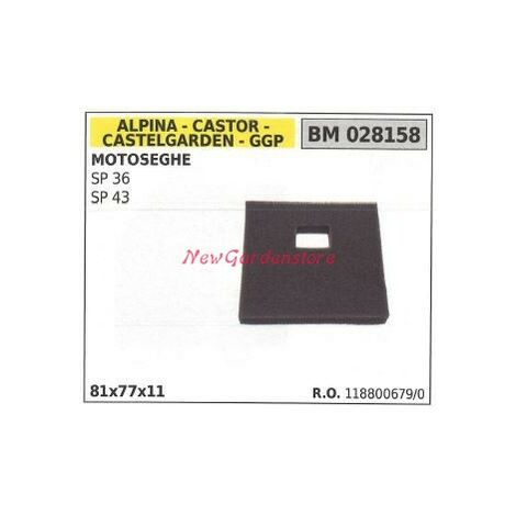 Filtro aria ALPINA motore motosega SP 36 43 028158