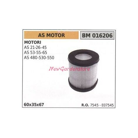 Filtro aria AS MOTOR motore rasaerba tosaerba tagliaerba AS 21 26 45 016206
