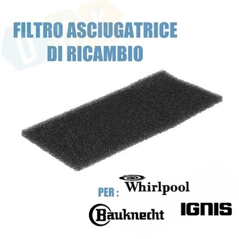 Filtro Completo Asciugatrice Per Whirlpool Ignis Bauknecht 