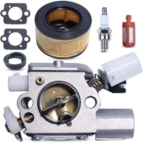 Filtro aria carburatore Ulisem, tubo carburante, candela per motosega Stihl MS231 MS251 MS231C MS251C MS241 MS241C, ricambio 1143 120 0611 1143 120 0617 Zama C1Q-S296 C1Q-S233