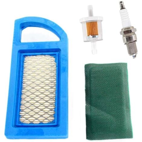 COOCHEER Filtro aria con prefiltro, candela, filtro carburante adatto per 613022 650821 697152 698413 797007 794421 5079 4213