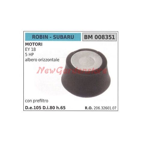 Filtro aria con prefiltro ROBIN per motore rasaerba EY 18 5 HP 008351