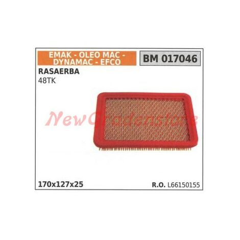 Filtro aria EMAK Oleomac Efco tagliaerba rasaerba 48TK L66150155