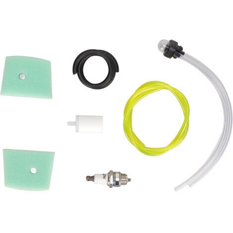 Filtro aria, filtro carburante e pompetta di adescamento candela 530047721 per motosega Husqvarna 123L 322C