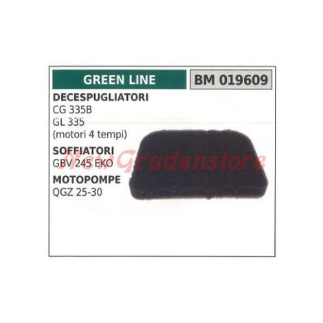 Filtro aria GREEN LINE decespugliatore soffiatore motopompa 019609