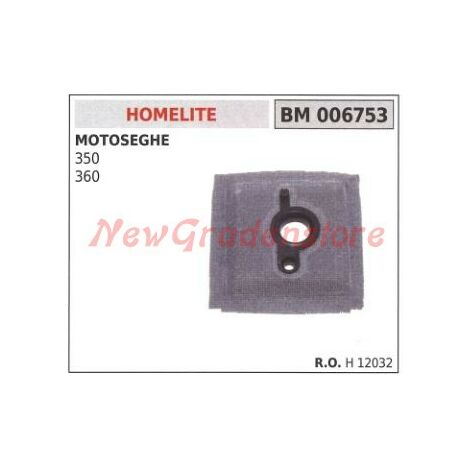 Filtro aria HOMELITE motosega 350 360 006753