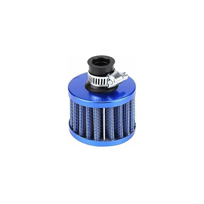 Image of Filtro aria, Keenso 12mm Kit filtro aspirazione aria universale a forma di fungo Presa aria frossoda per veicoli (blu)