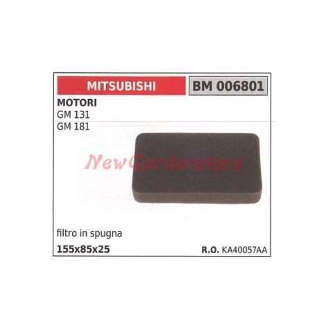 Filtro aria MITSUBISHI motore a 2 tempi decespugliatore tagliasiepi GM131 006801